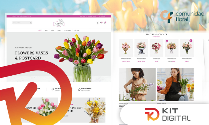 ¿Qué se puede hacer con el kit digital para una floristería?